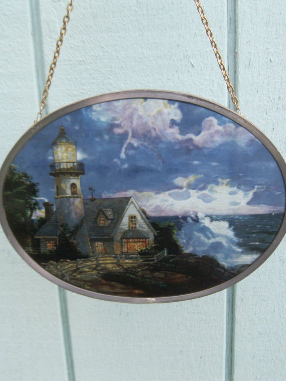 Beach Glass Hanging Picture
